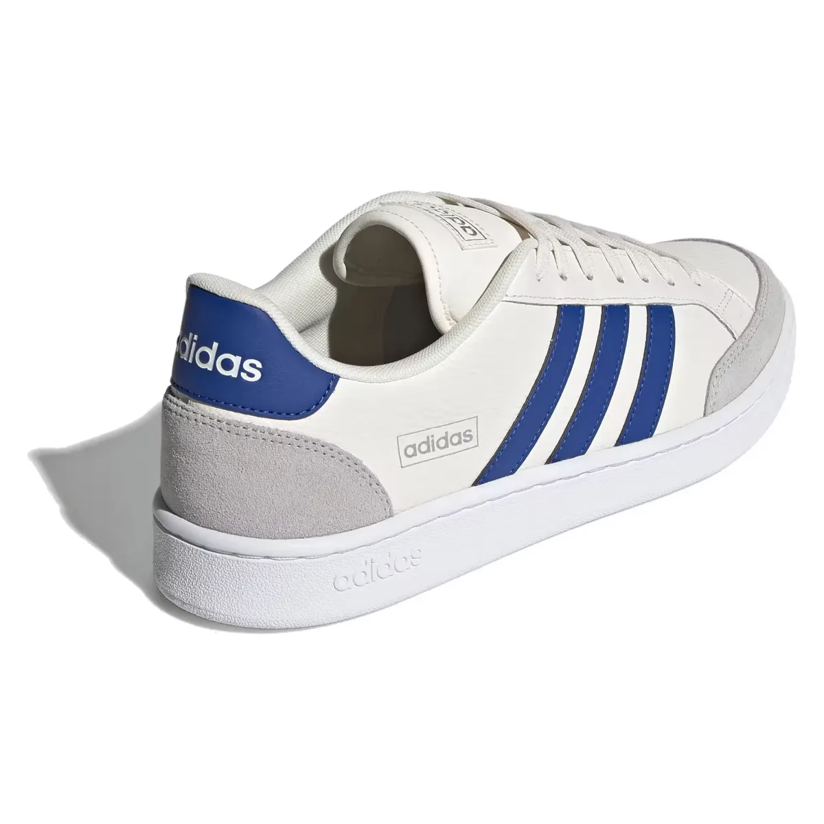 adidas Grand Court SE Chalk White Royal Blue Grey Two