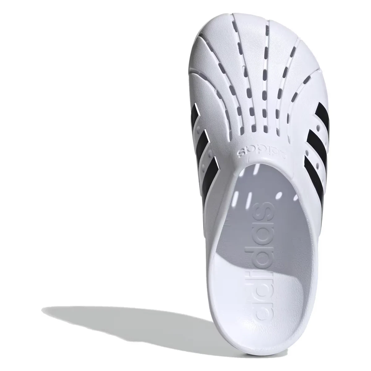 adidas Adilette Clog White Black