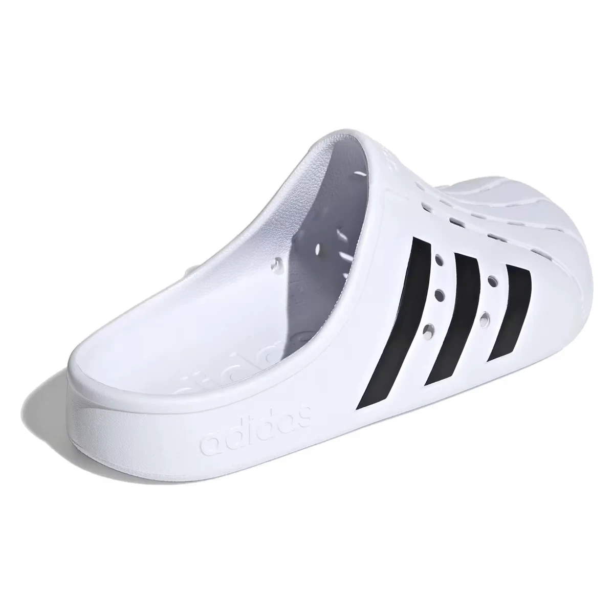 adidas Adilette Clog White Black