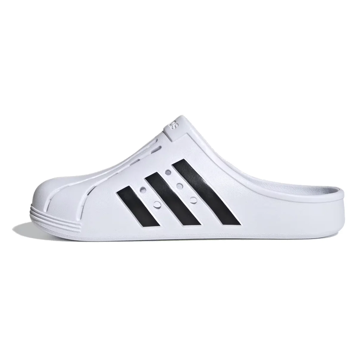 adidas Adilette Clog White Black