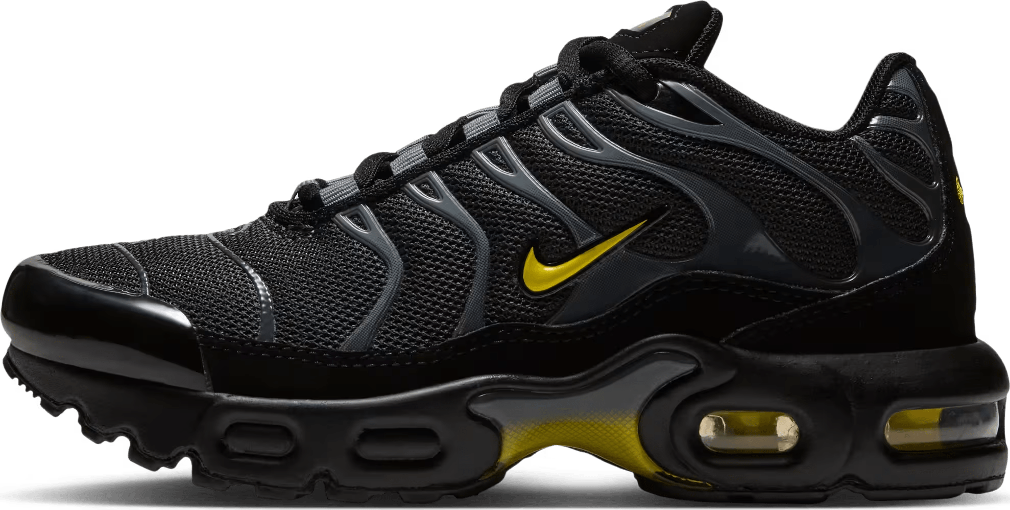 Nike Air Max Plus PS "Black Chrome Yellow"