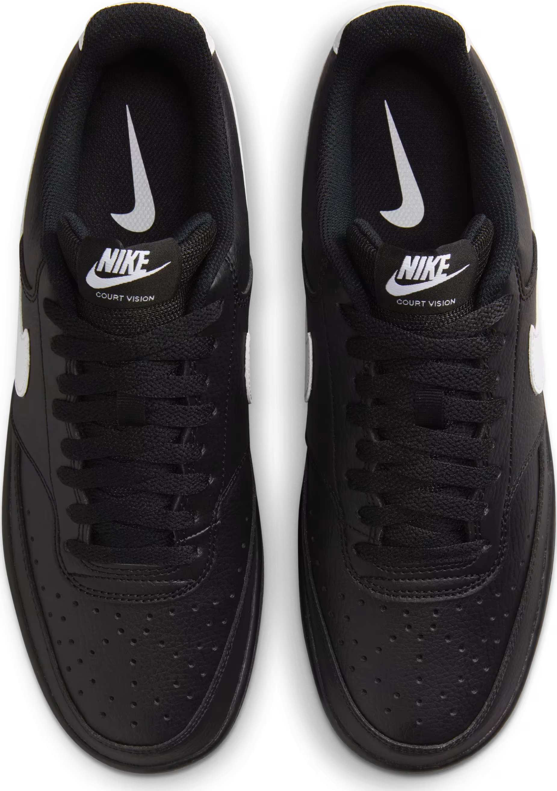 Nike Court Vision Low Black Black White