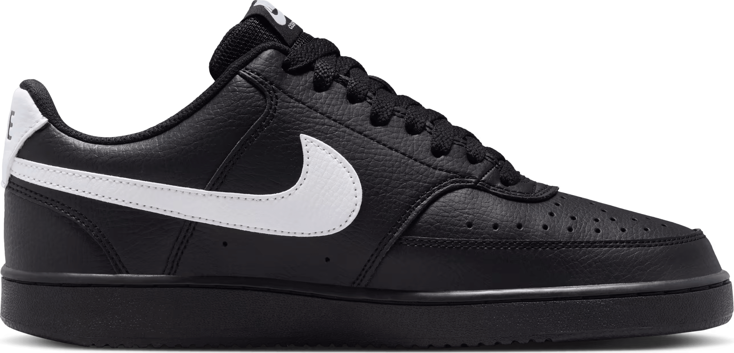 Nike Court Vision Low Black Black White