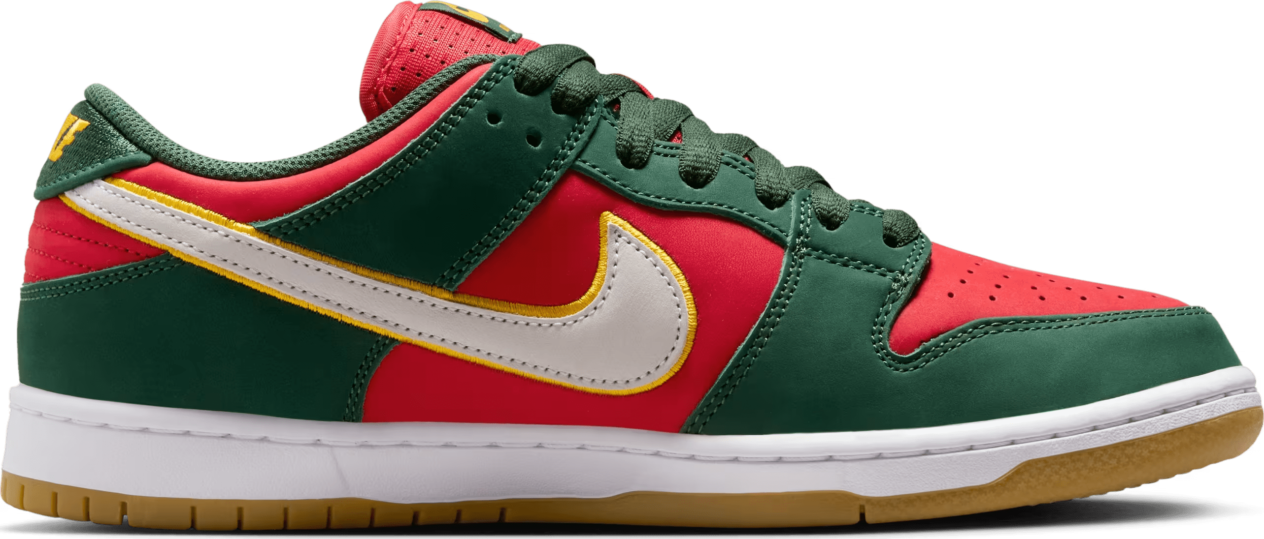 Nike SB Dunk Low Pro "Fir and Fire Red"