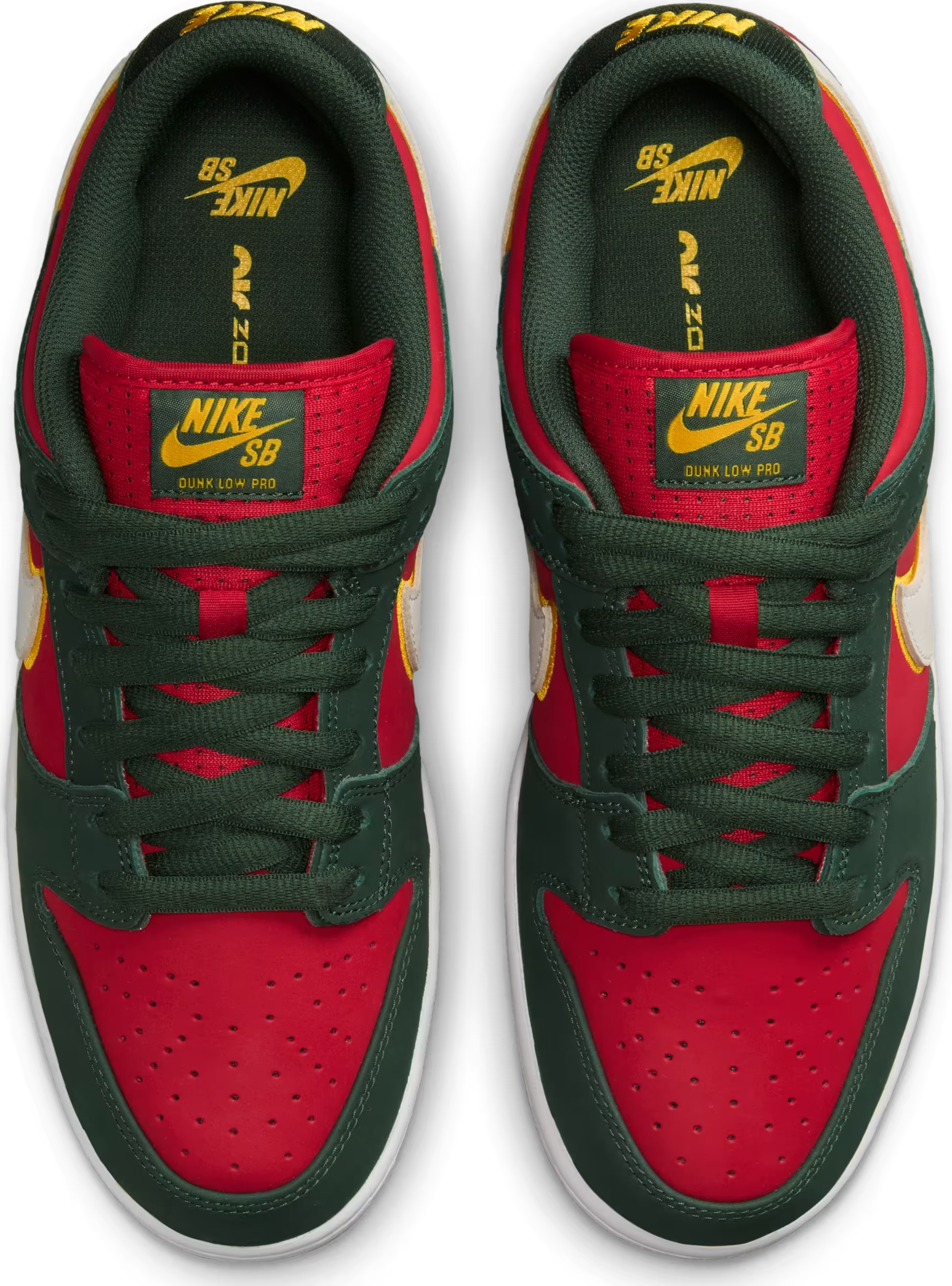 Nike SB Dunk Low Pro "Fir and Fire Red"