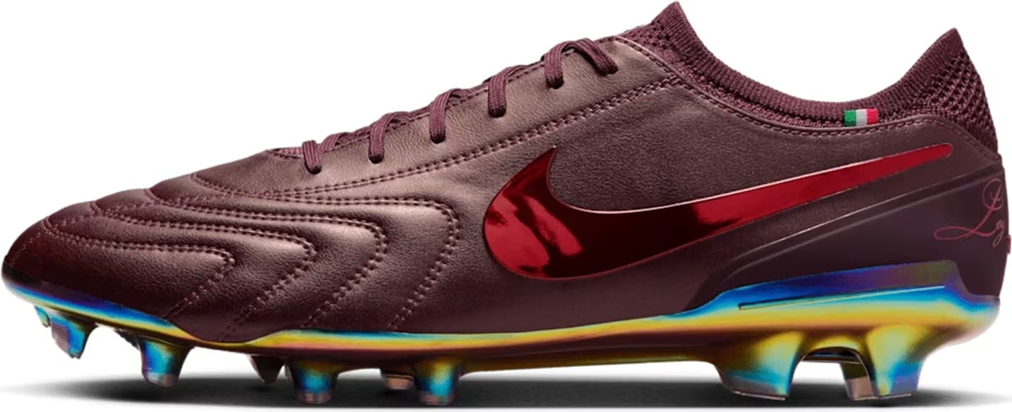 Nike Tiempo Legend 10 Elite Luxe FG Montebelluna Leather Port Wine