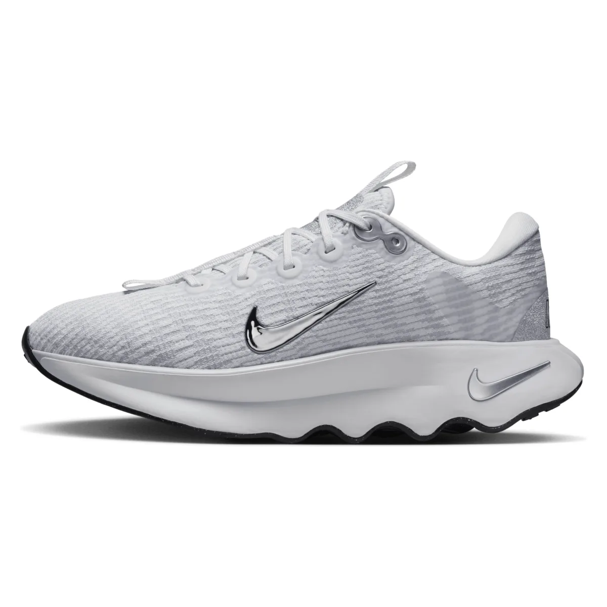 Nike Motiva Premium Summit White Pure Platinum Black Metallic Silver (Women's)