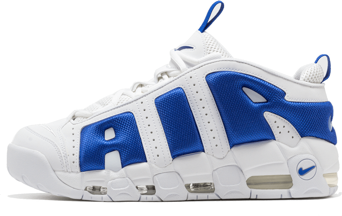 Nike Air More Uptempo Low White Hyper Royal
