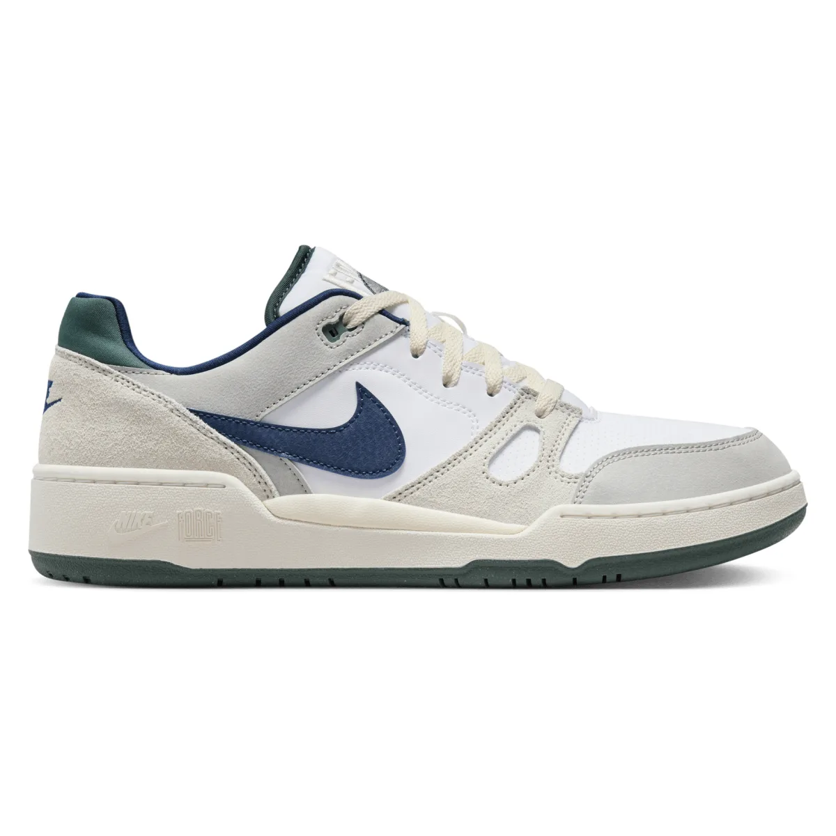 Nike Full Force Low White Midnight Navy Green