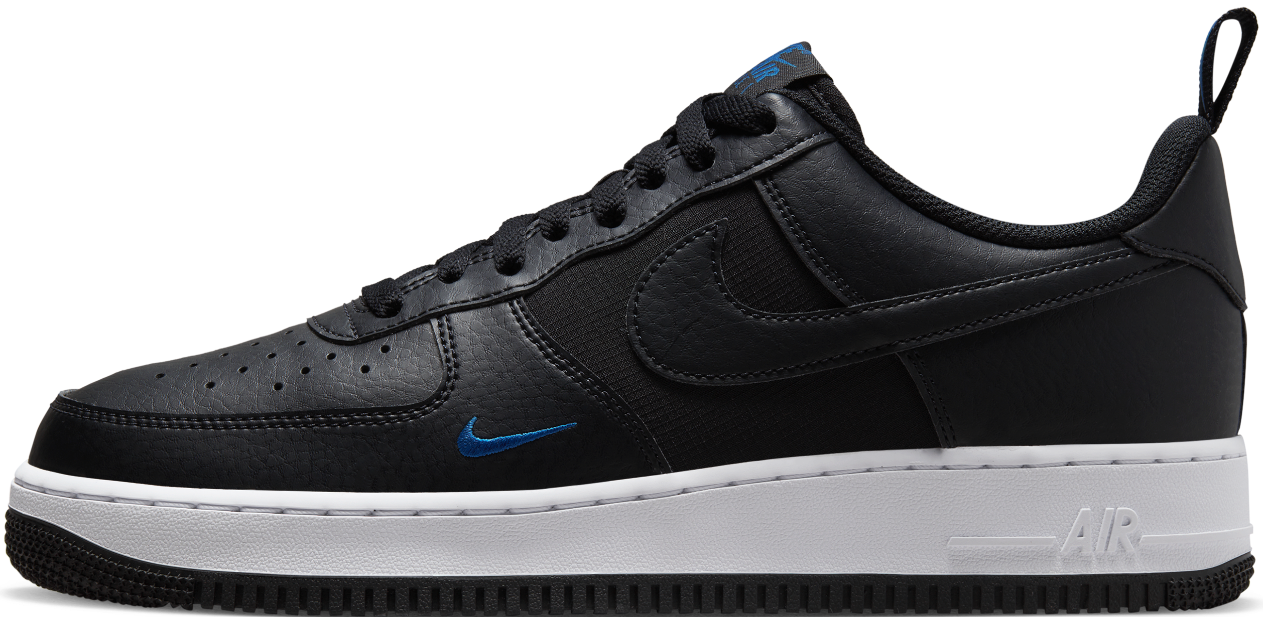 Black and blue online air force 1