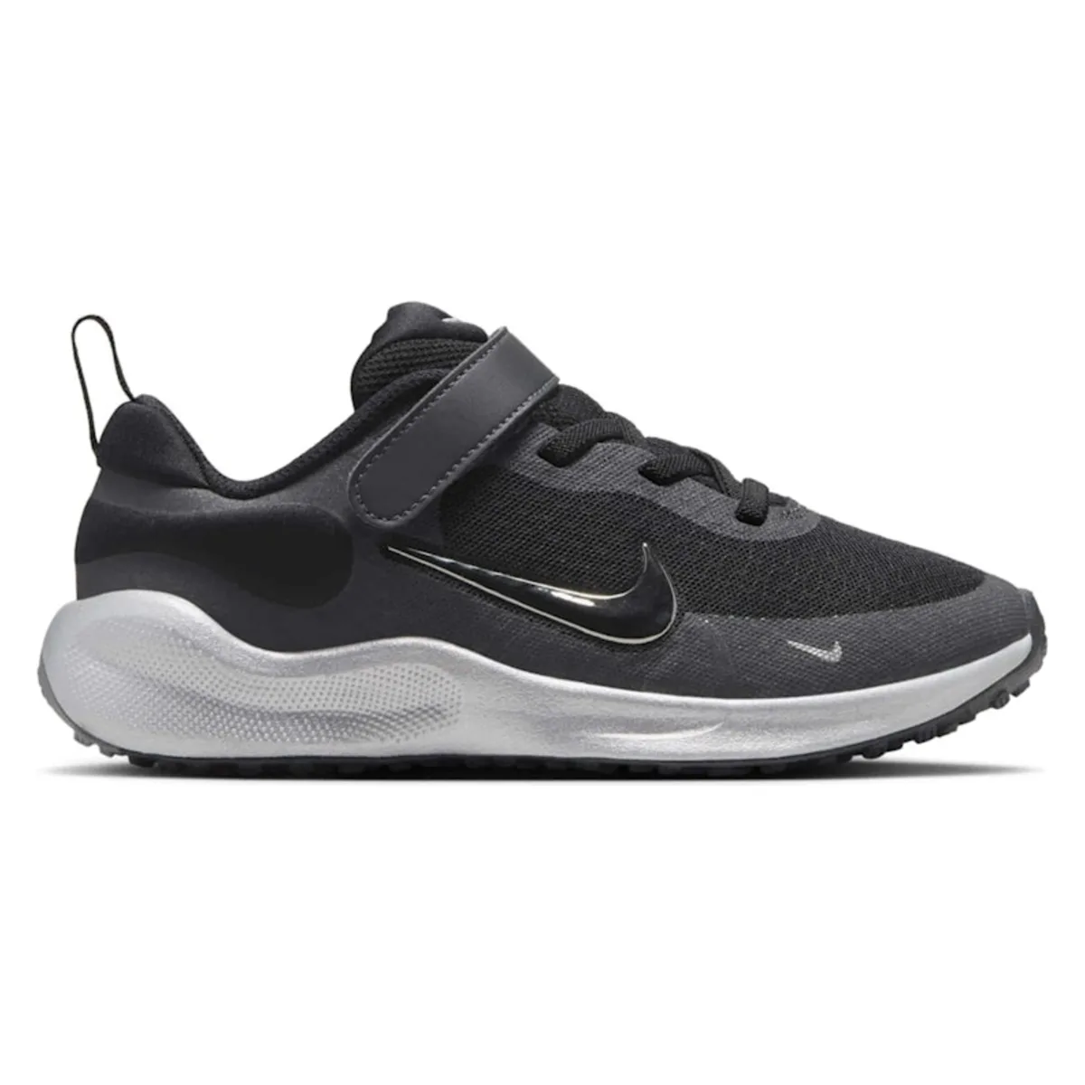 Nike Revolution 7 SE Black Anthracite Smoke Grey Metallic Silver (PS)