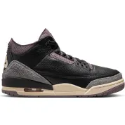 A Ma Maniére x Air Jordan 3 Retro OG SP Wmns "Black and Flat Pewter"