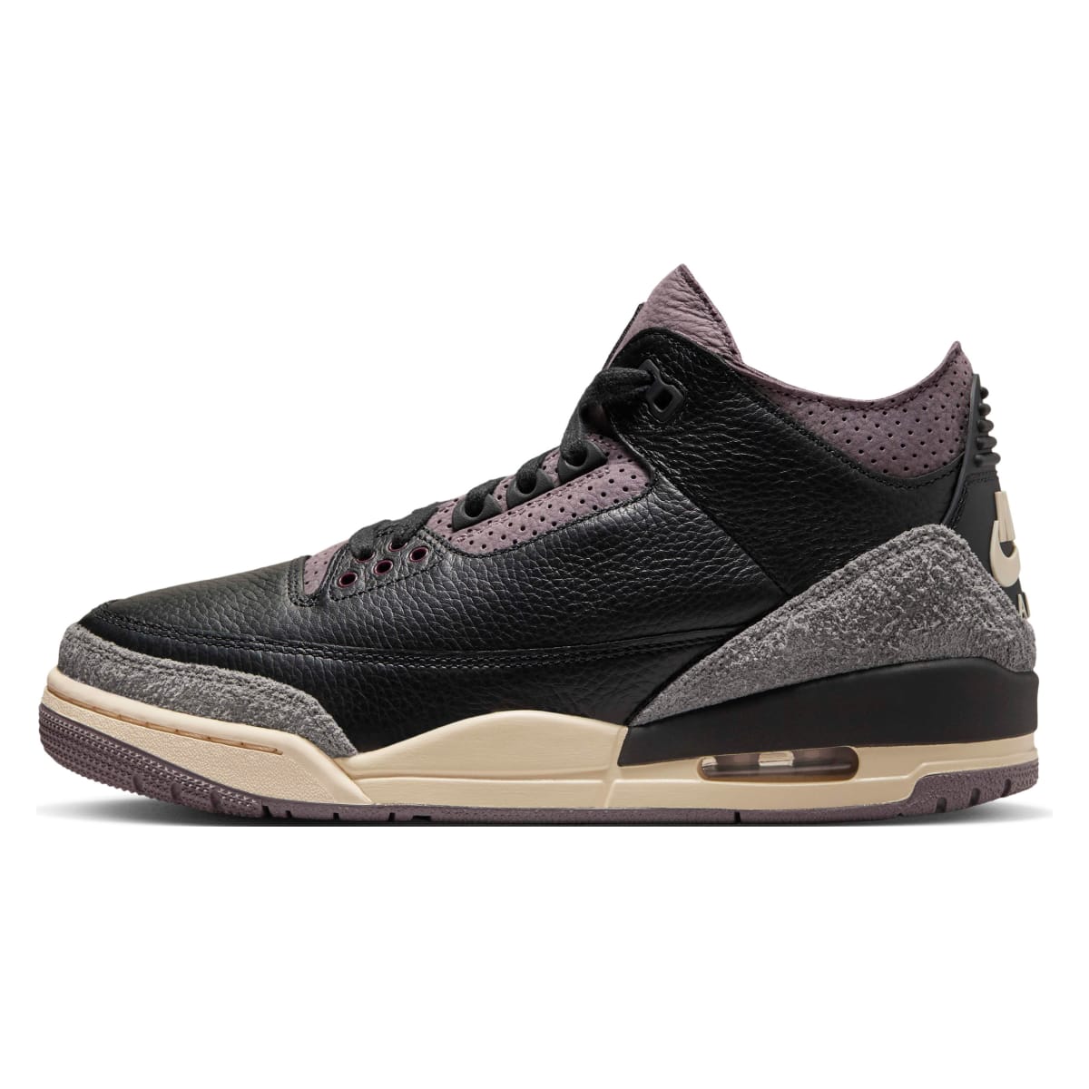 A Ma Maniére x Air Jordan 3 Retro OG SP Wmns "Black and Flat Pewter"
