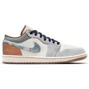 Jordan 1 Low SE Phantom Repaired Denim Swoosh