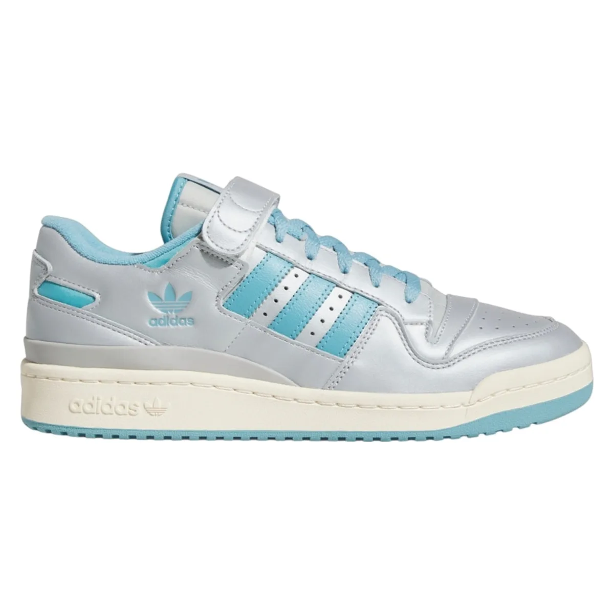 adidas Forum 84 Low Silver Metallic Preloved Blue Grey Two