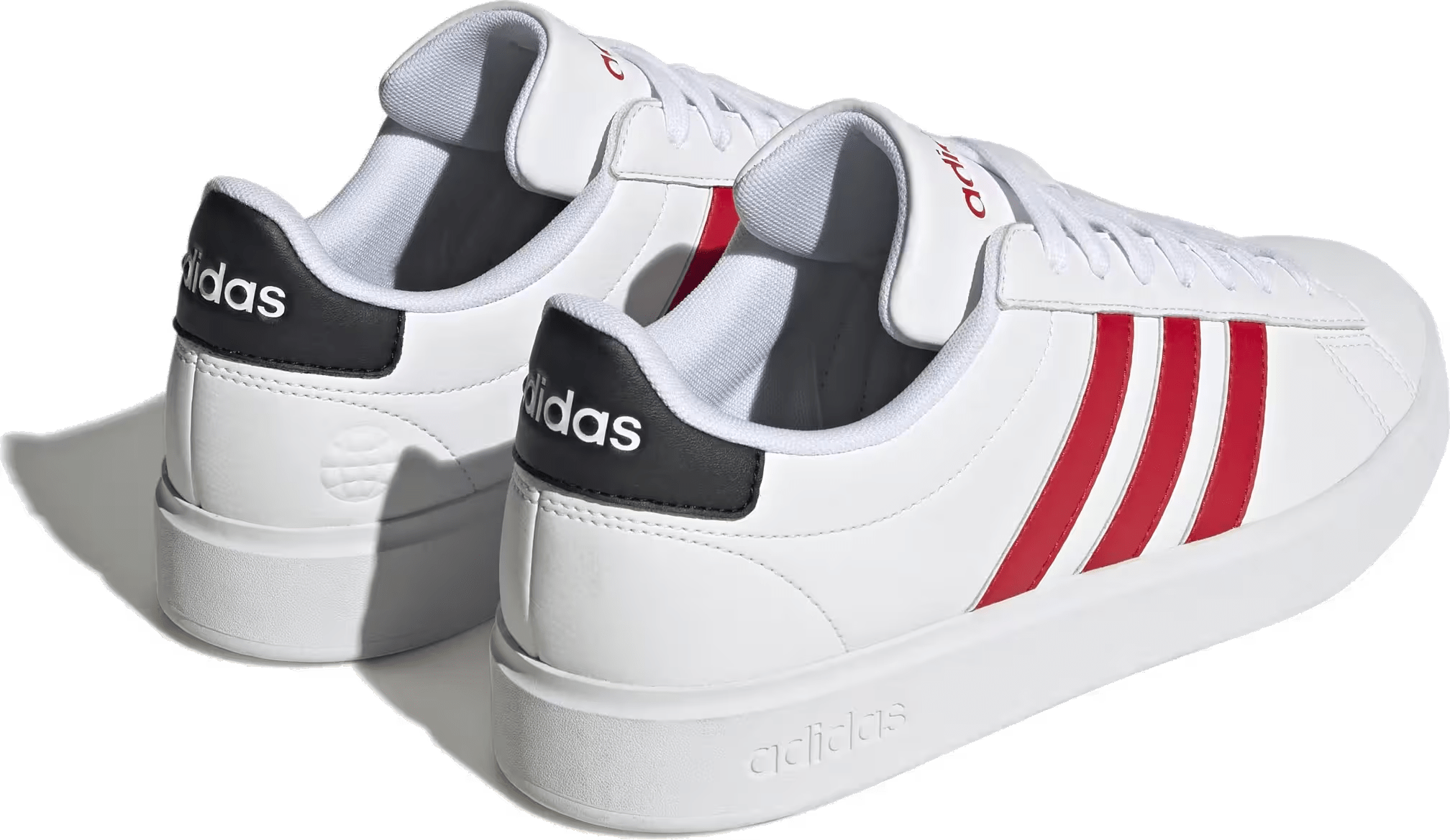 adidas Grand Court 2.0 Cloud White Better Scarlet Core Black