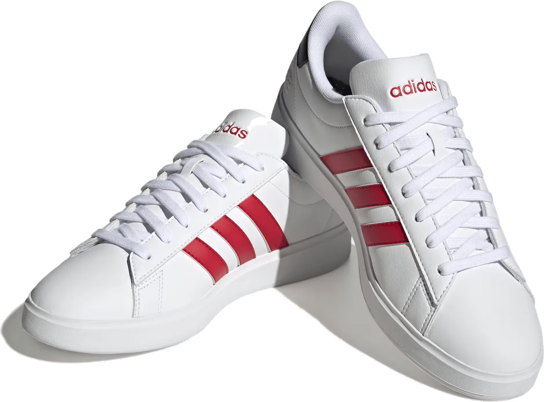 adidas Grand Court 2.0 Cloud White Better Scarlet Core Black