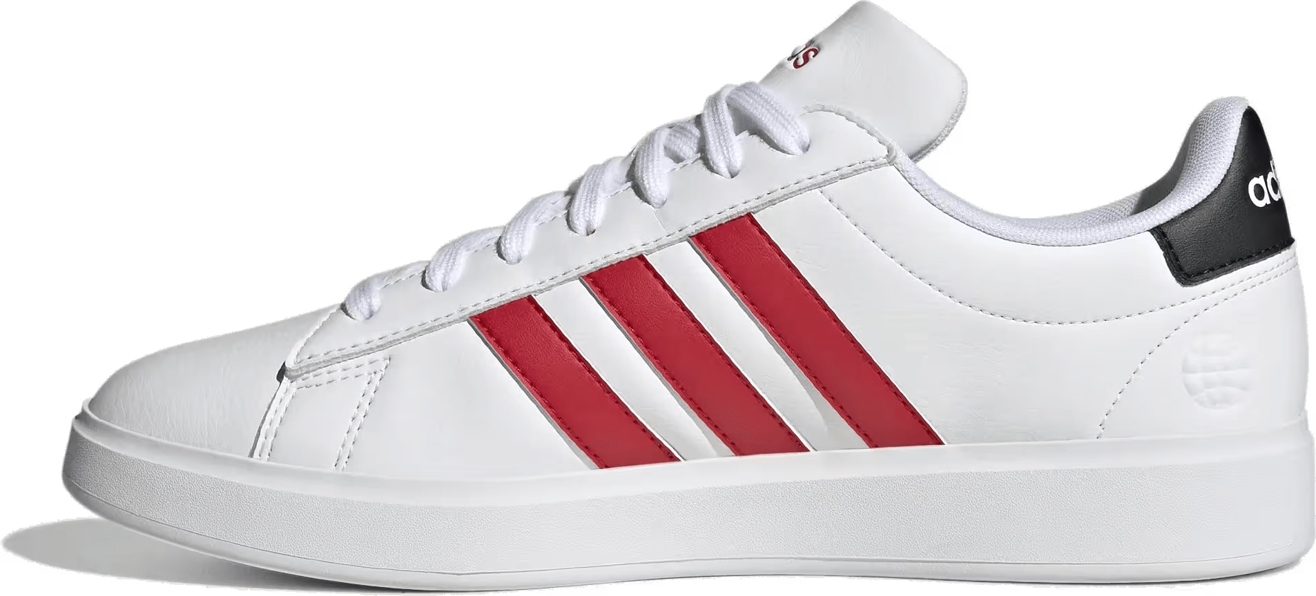 adidas Grand Court 2.0 Cloud White Better Scarlet Core Black