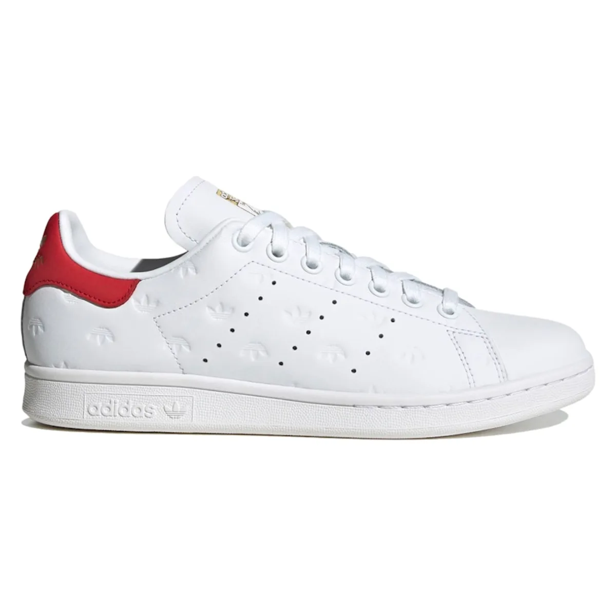 adidas Stan Smith All Over Trefoil White Better Scarlet (Women's)