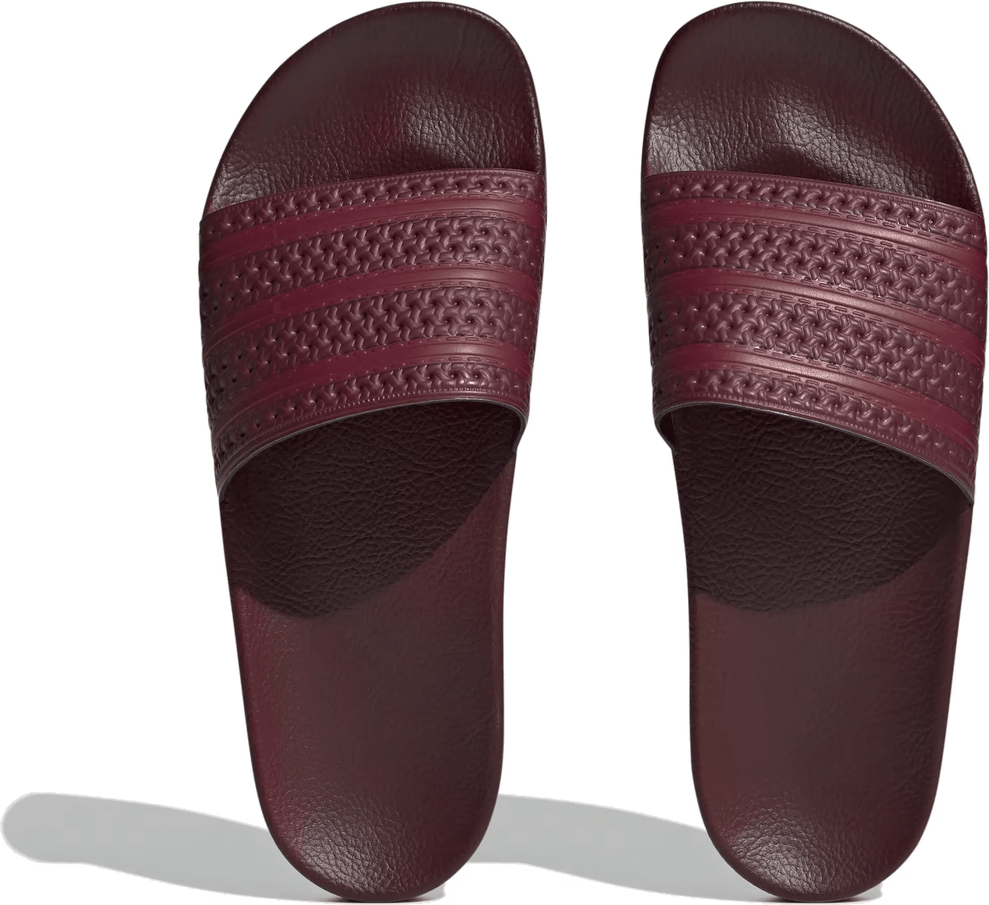 adidas Adilette Slides Shadow Red Collegiate Burgundy