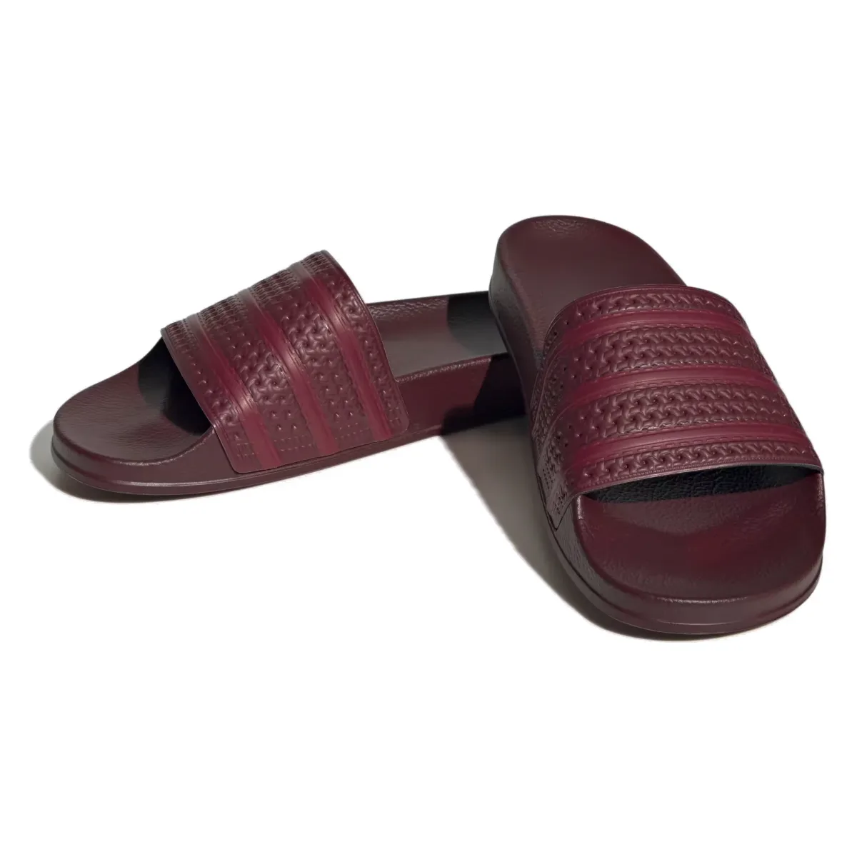 adidas Adilette Slides Shadow Red Collegiate Burgundy