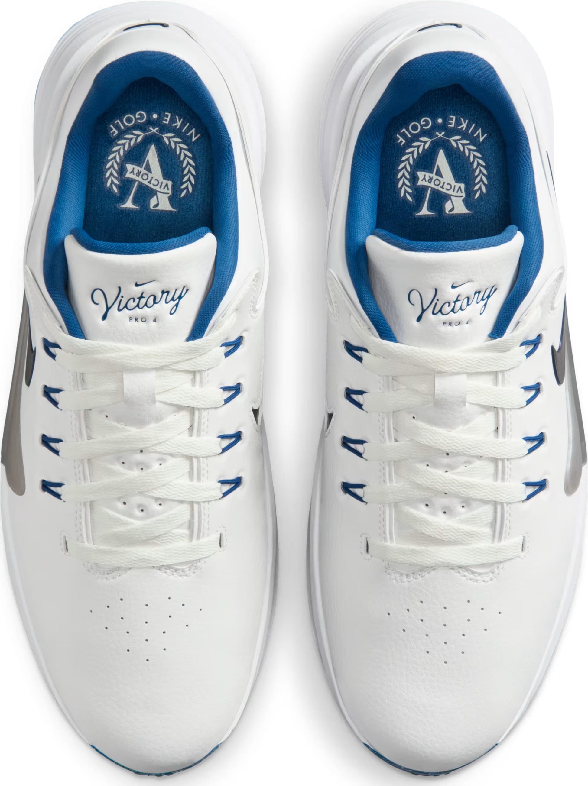 Nike Victory Pro 4 White Court Blue Obsidian
