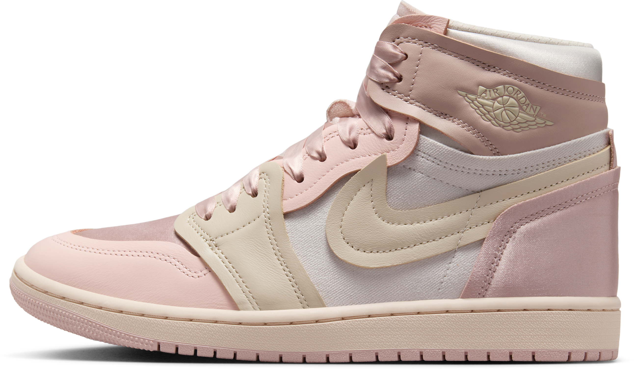 Air Jordan 1 High Method of Make Wmns "Pink Oxford"