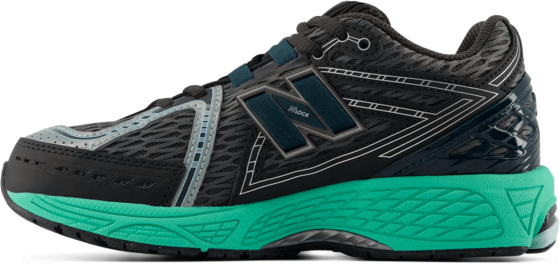 New Balance 1906 Lace GS "Black Metallic Deep End"