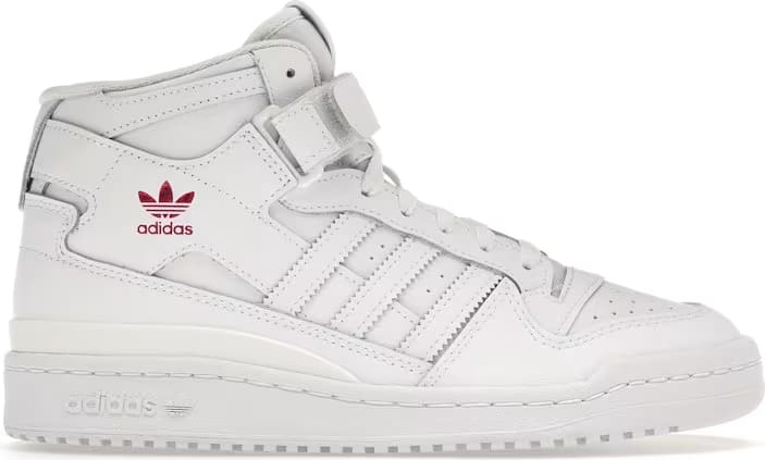 adidas Forum Mid White Shock Pink (Women's)