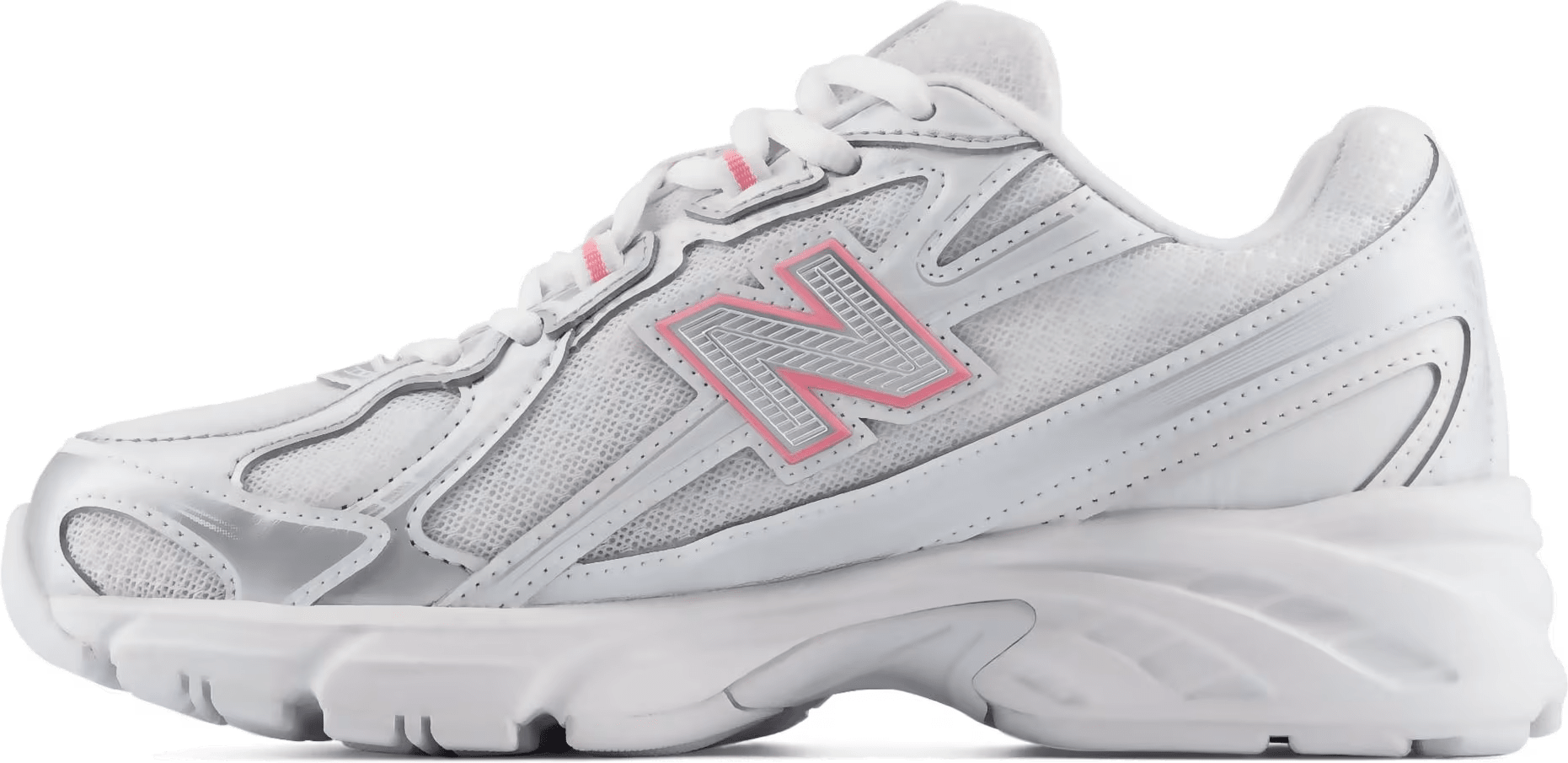 New Balance 740 Lace GS "Silver Metallic Signal Pink"
