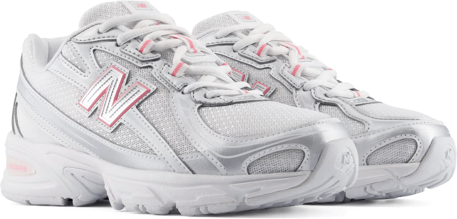 New Balance 740 Lace GS "Silver Metallic Signal Pink"