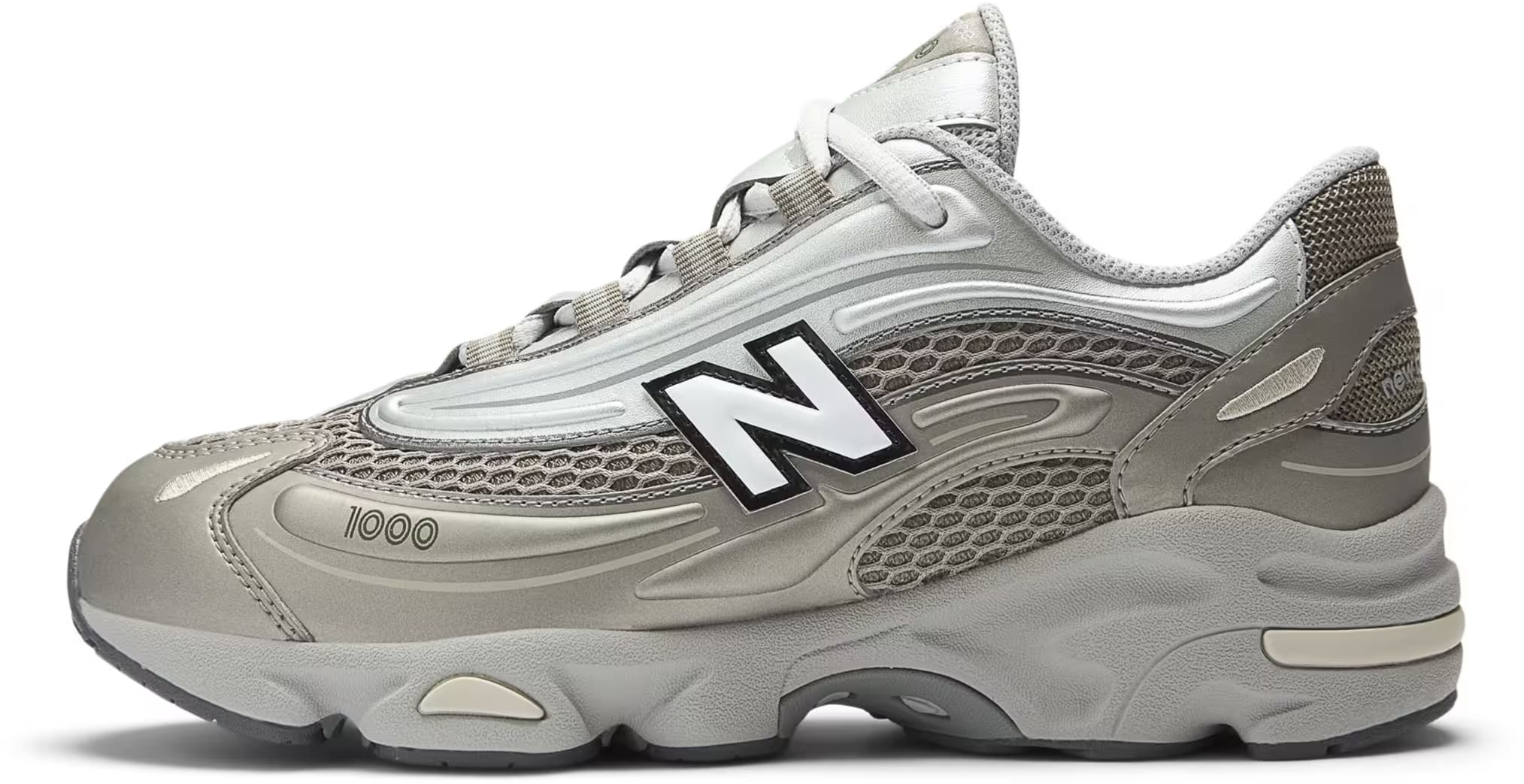 New Balance 1000 GS "Arid Stone Light Silver Meta"