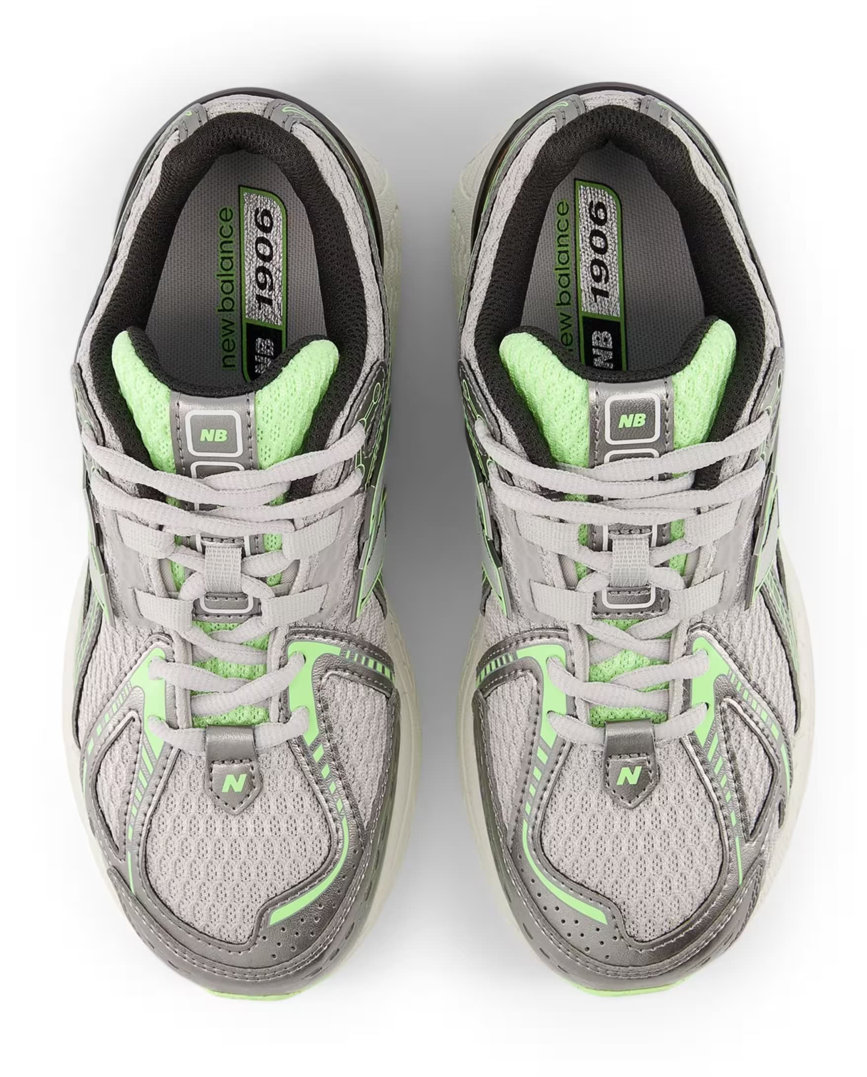 New Balance 1906R Dark Silver Metallic Mint Flash (GS)