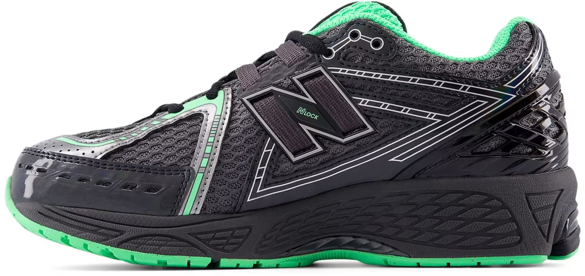 New Balance 1906R Dark Silver Metallic Lab Green (GS)