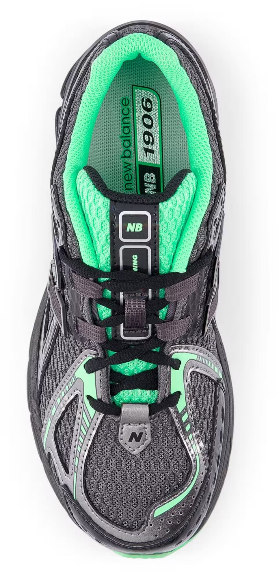 New Balance 1906R Dark Silver Metallic Lab Green (GS)