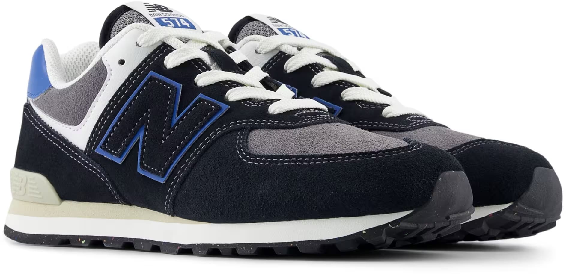 New Balance 574 LACE "Black Blue Agate"