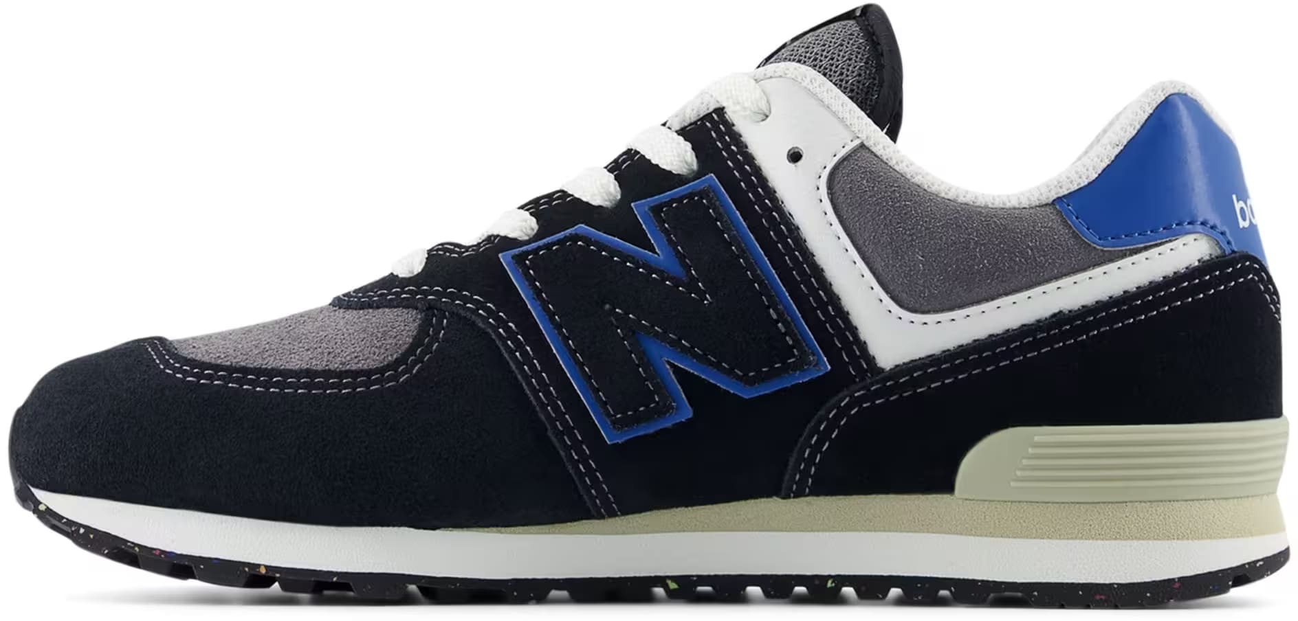 New Balance 574 LACE "Black Blue Agate"