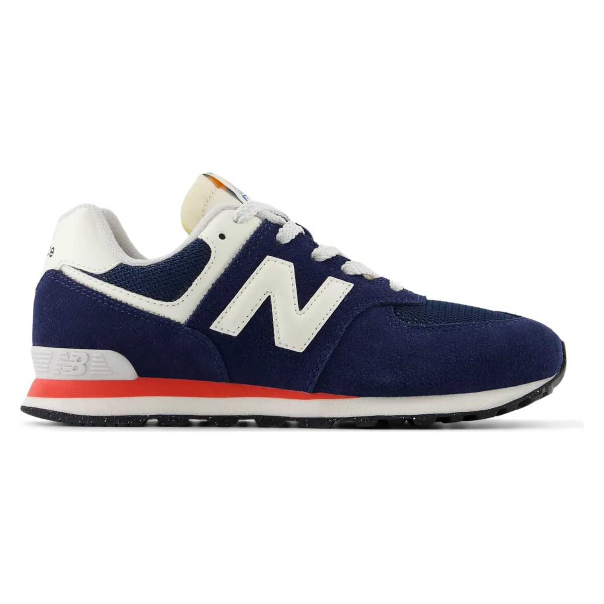 New Balance 574 NB Navy Blast Red (GS)