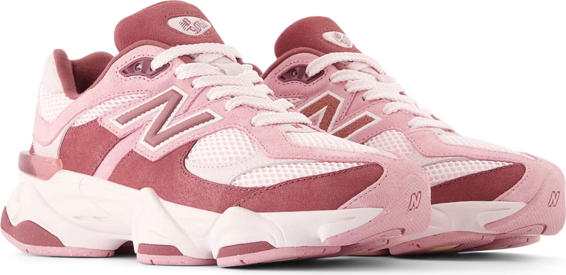 New Balance 9060 GS "Pink Granite Washed Burgundy"