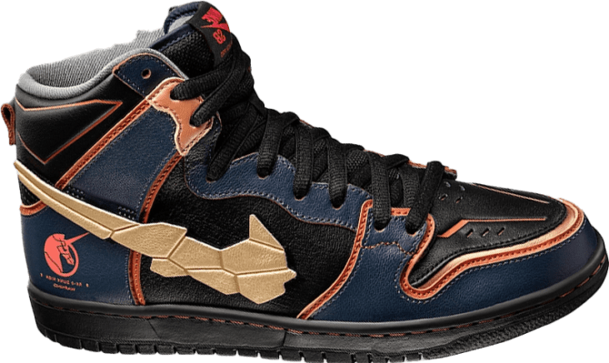 Gundam x Nike SB Dunk High "Thunder Blue"
