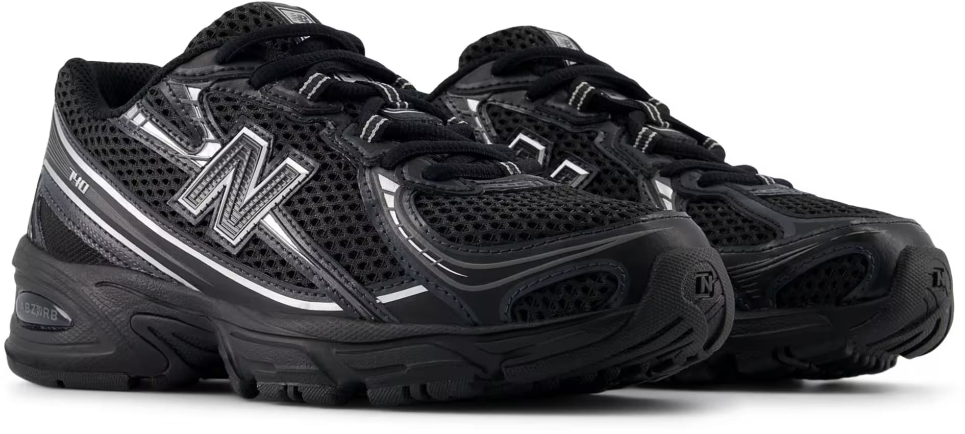 New Balance 740 Black Silver Metallic (GS)