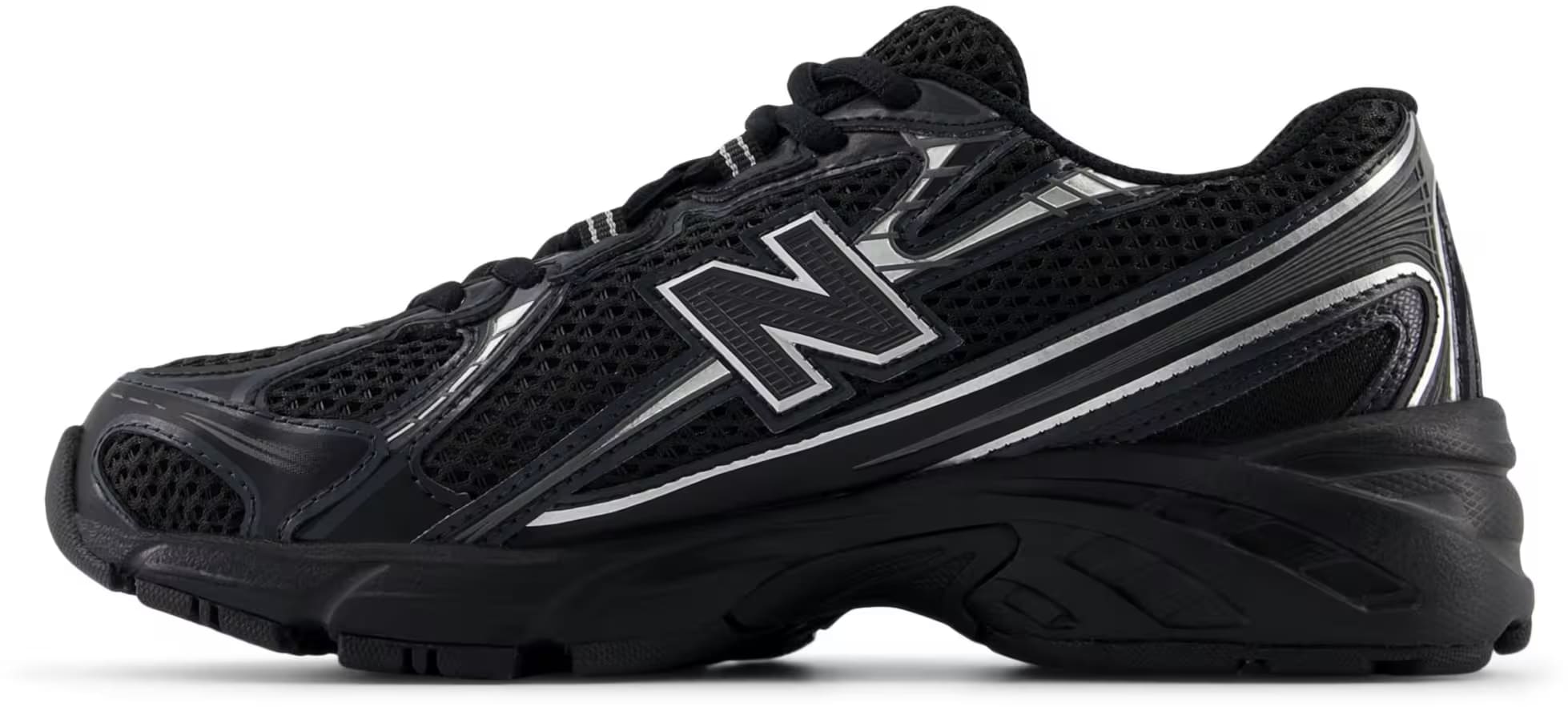 New Balance 740 Black Silver Metallic (GS)