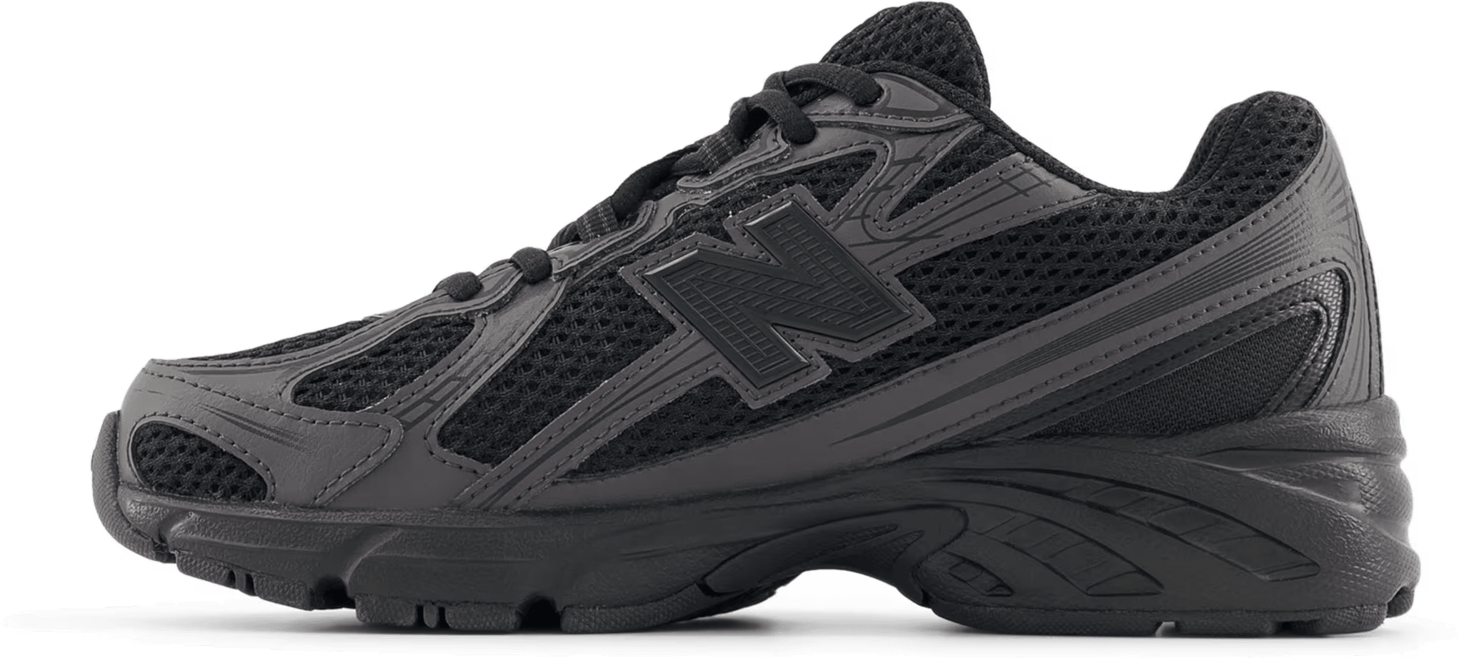 New Balance 740 Triple Black (GS)