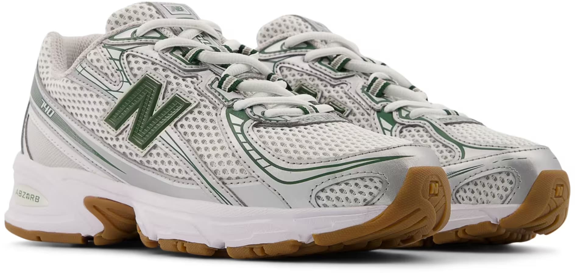 New Balance 740 BUNGEE GS "Silver Metalic Dark Alpine Green"