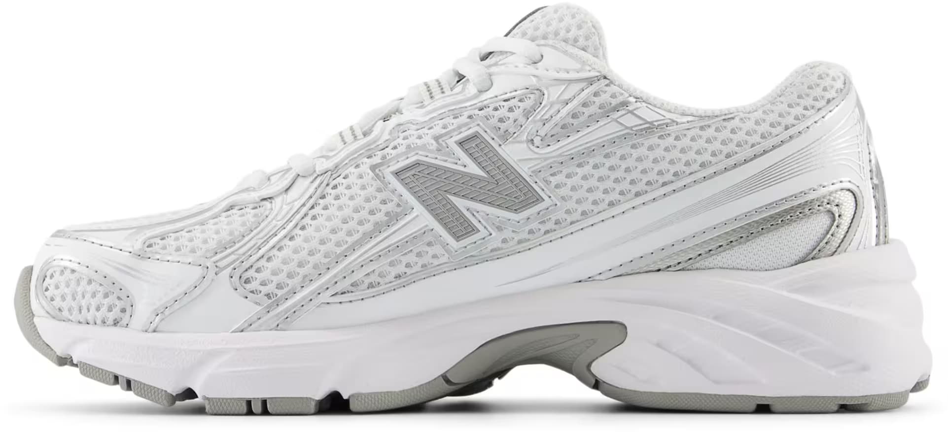 New Balance 740 White Silver Metallic (GS)