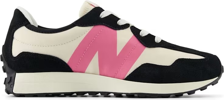 New Balance 327 Black Real Pink (GS)