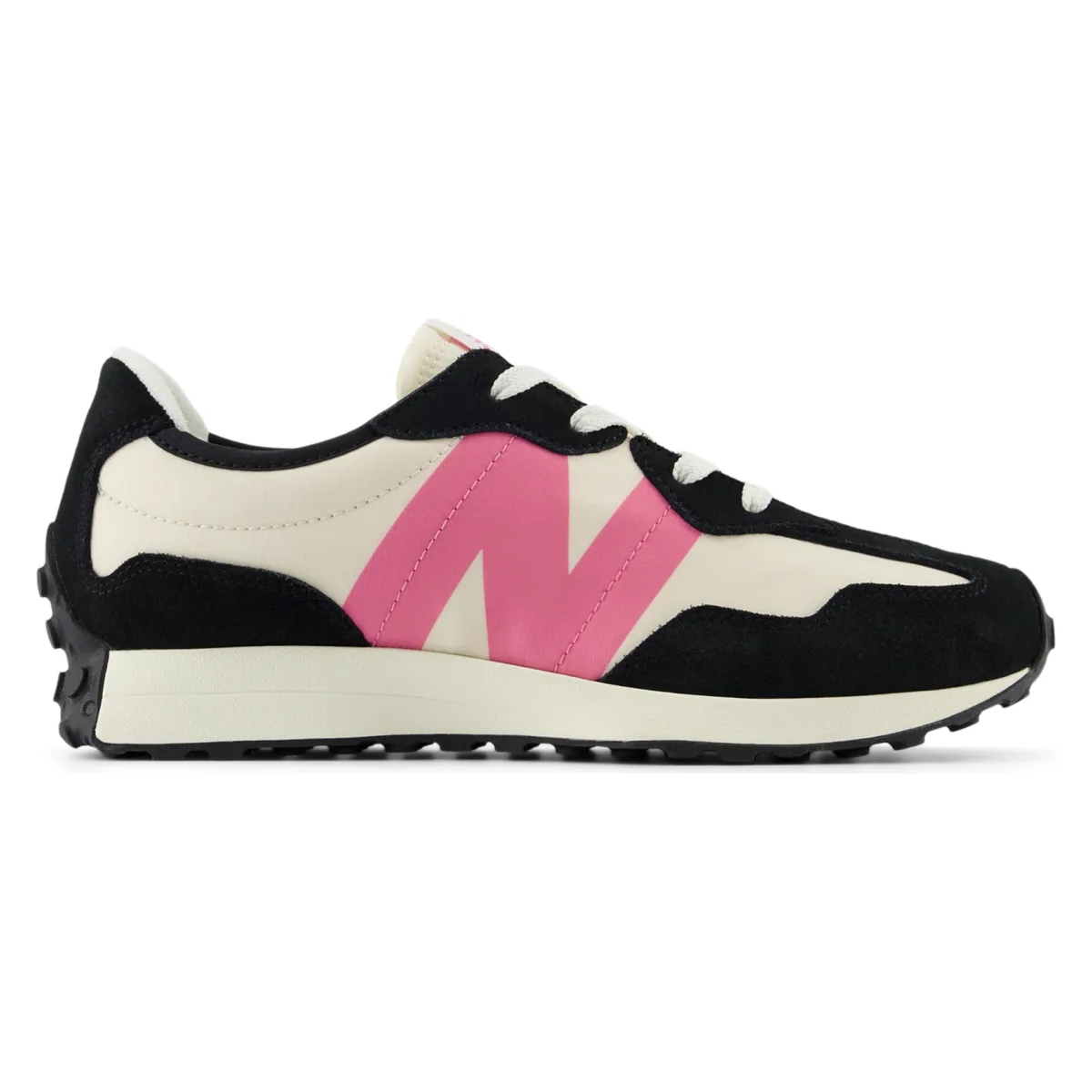 New Balance 327 Black Real Pink (GS)
