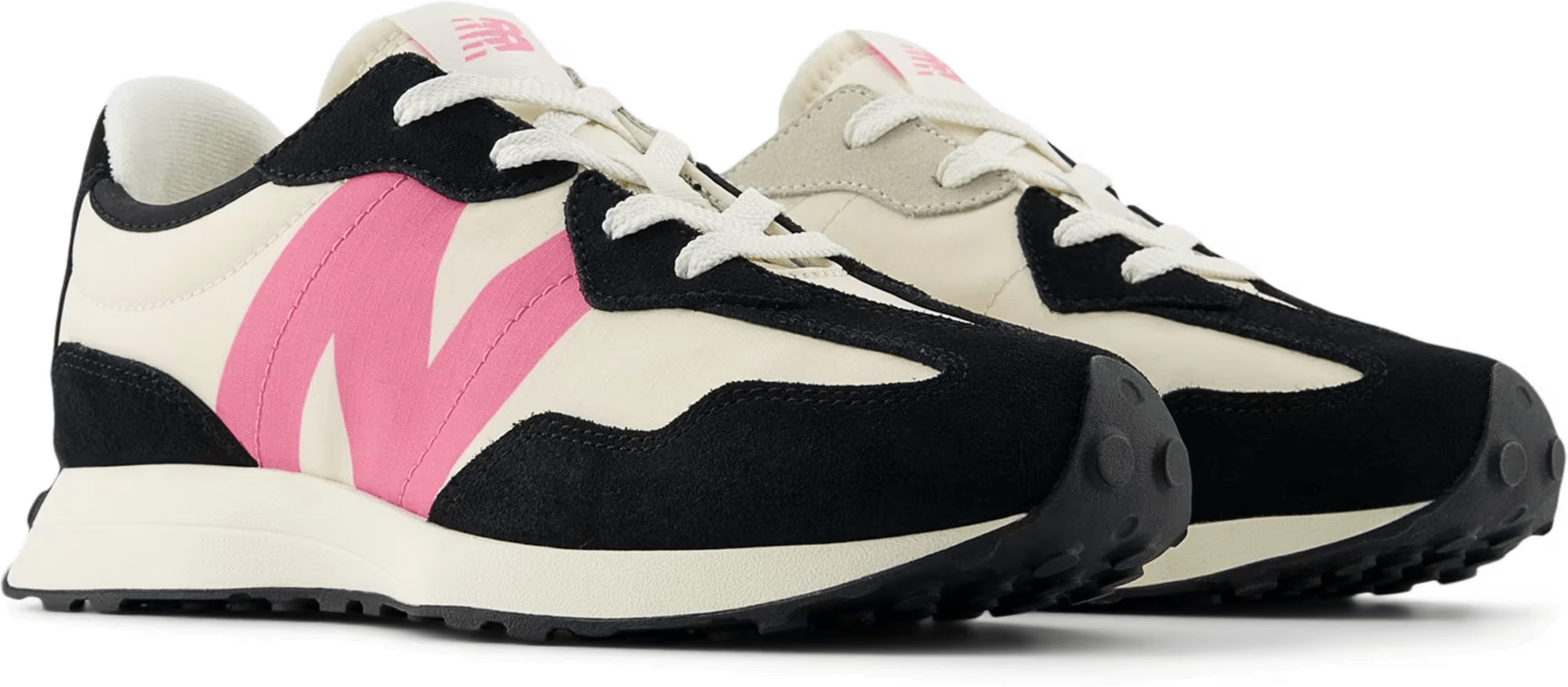 New Balance 327 Black Real Pink (GS)
