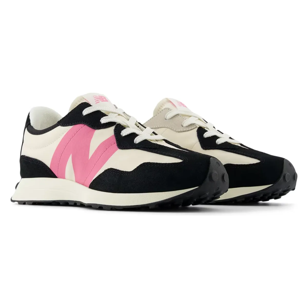 New Balance 327 Black Real Pink (GS)