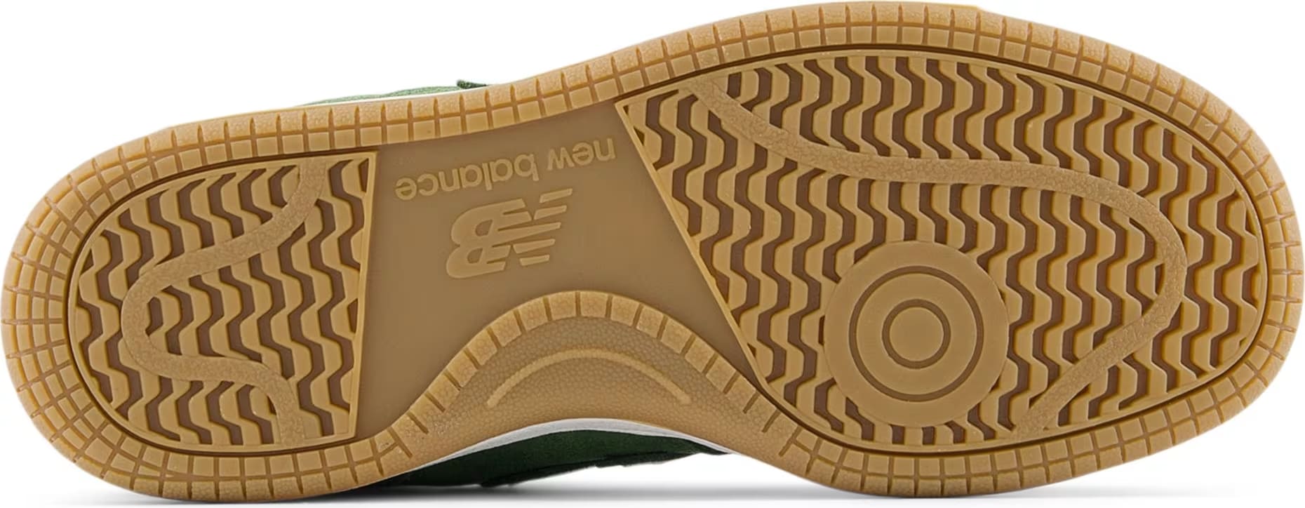 New Balance B480 Lace White Dark Alpine Green (GS)